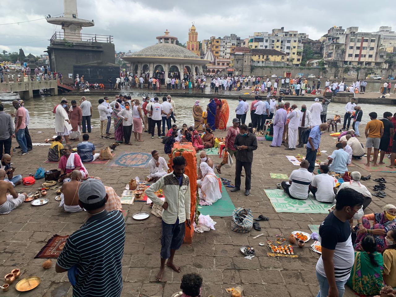 Pandit Dhananjay Ji performing Kaal Sarp Dosh Puja